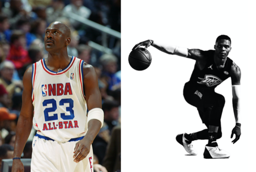 Evolution of NBA all star jerseys : r/coolguides