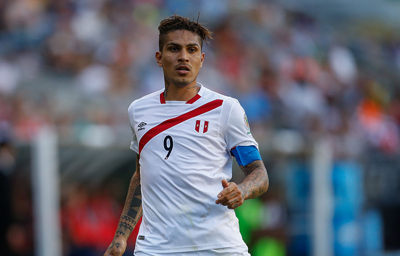 Paolo Guerrero Peru national football team Jersey Soccer player