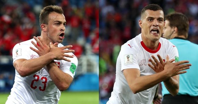 Granit Xhaka and Xherdan Shaqiri escape ban over Swiss celebration