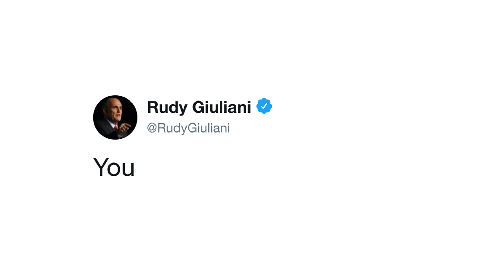 Figuring Out Why Rudy Giuliani Tweeted You Uk 0149