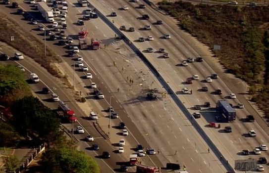 Dozens of vehicles wrecked in pile-up on South African motorway