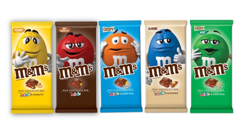 M&M's launch first ever chocolate bars in the UK - Cambridgeshire Live