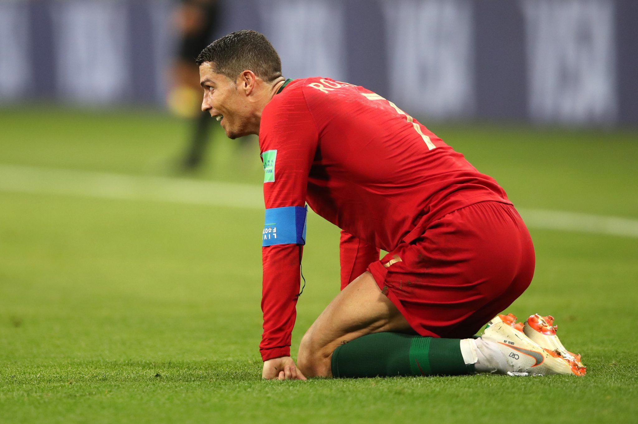 Cristiano Ronaldo injury, Portugal - Serbia