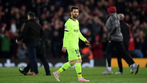 Cristiano Ronaldo and Lionel Messi Jersey at Anfield Dressing room, Liverpool stadium