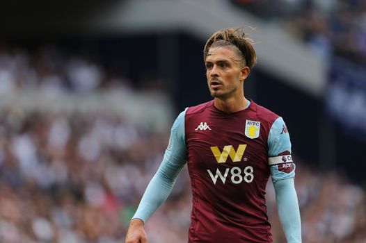 LONDON, ENGLAND - AUGUST 31: Jack Grealish of Aston Villa walk in tunel  ahead of the Premier League match between Crystal Palace and Aston Villa at  Selhurst Park on August 31, 2019