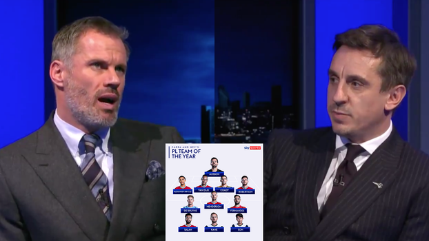 Neville and Carragher show off new MNF feature - but fans only