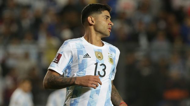 Argentina Cristian Romero Home Jersey 2022 World Cup Kit