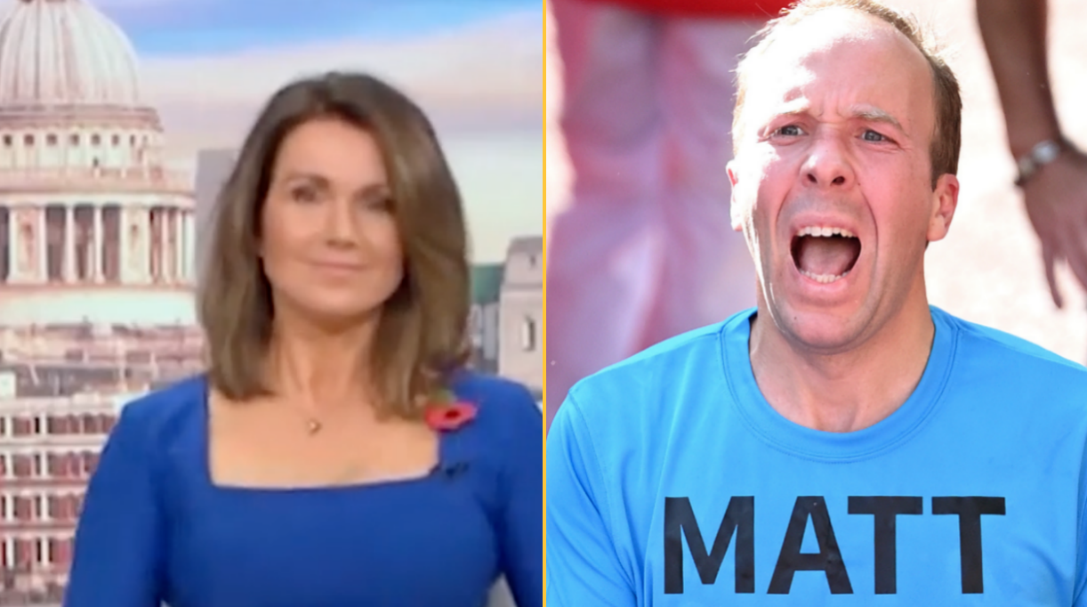 Susanna Reid Forced To Apologise After GMB Guest Calls Matt Hancock A ...