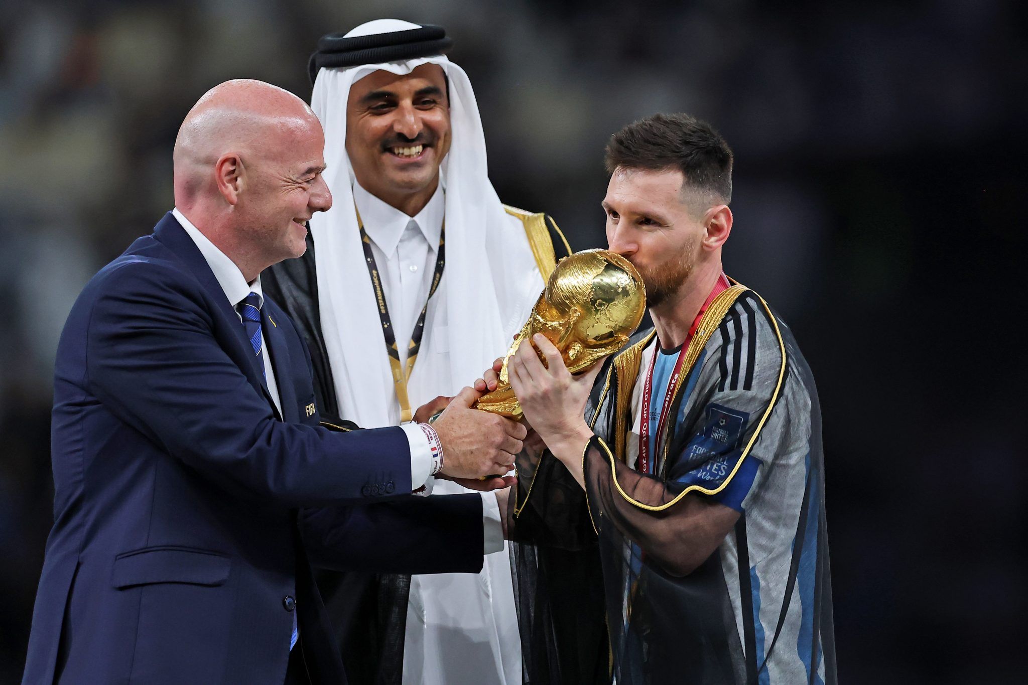 Why Lionel Messi Wore Black Robe During World Cup Trophy Presentation