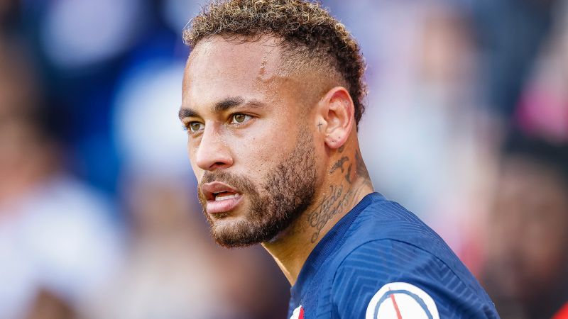 Neymar sent off for diving! PSG star dismissed in return from World Cup  duty against Strasbourg