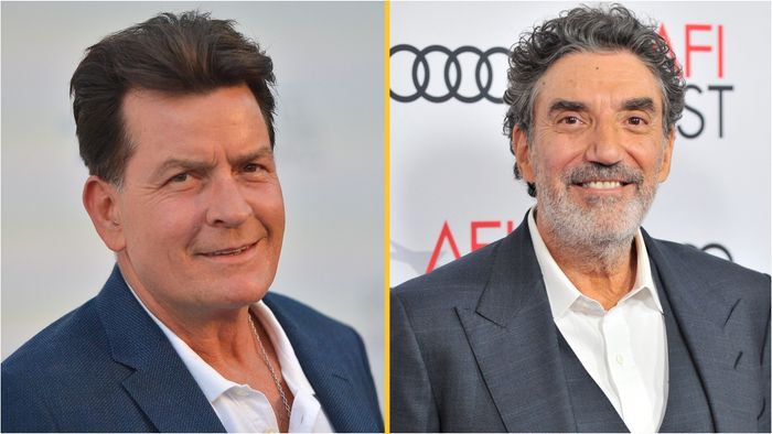 Charlie Sheen reunites with creator of Two and a Half Men 12 years ...
