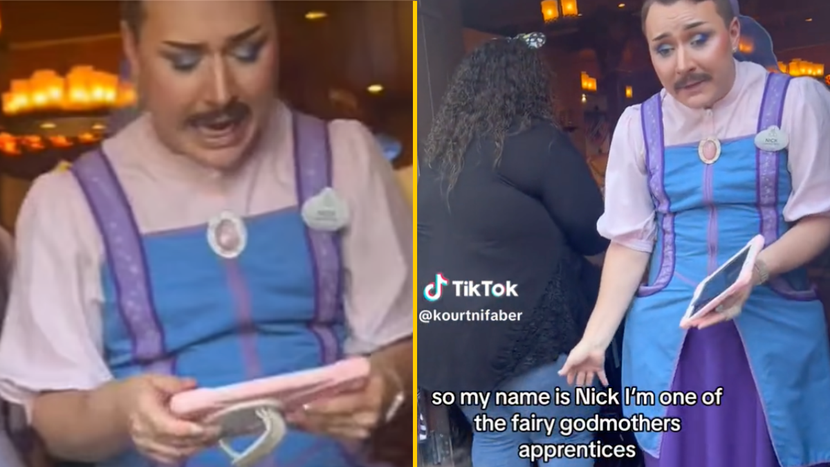 Video of Disney employee called Nick in dress sparks debate - JOE.co.uk