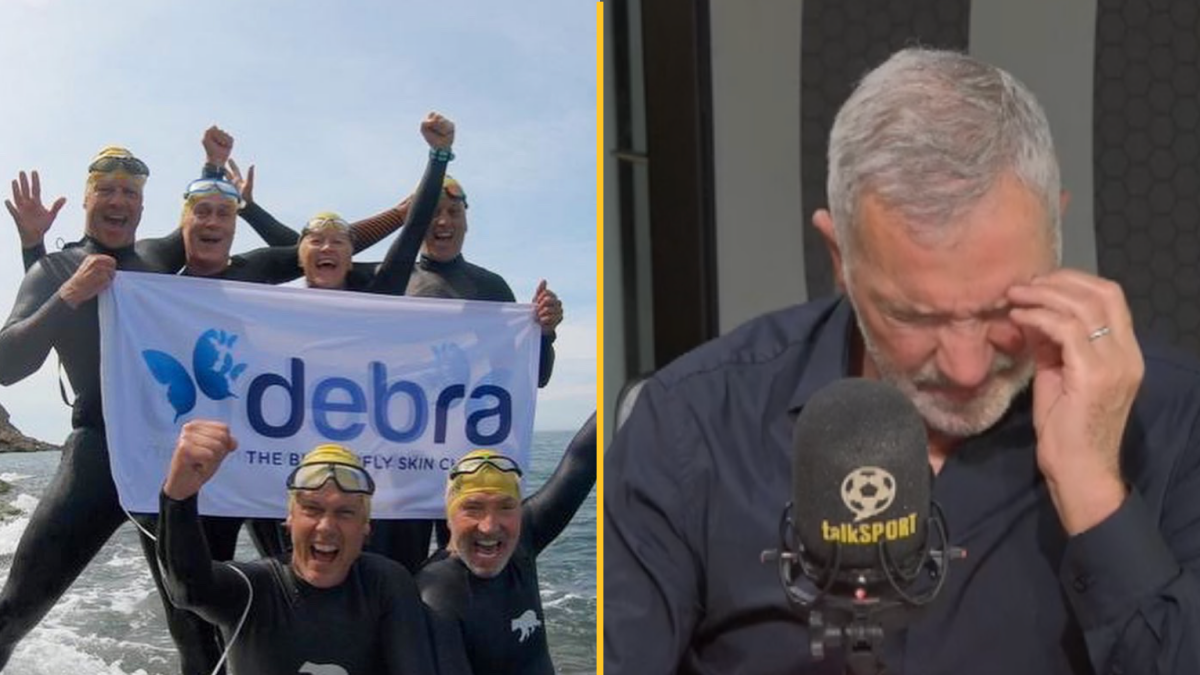 Graeme Souness Holds Back Tears After Completing £1m Charity Swim