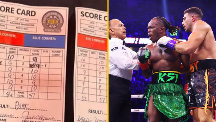 Ksi Vs Tommy Fury Scorecards Revealed Showing Wrong Result Was